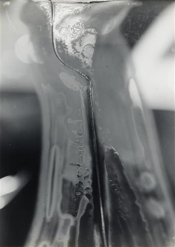 MINOR WHITE (1908-1976) Select group of 3 photographs, comprised of a sensitive portrait of William LaRue and two abstractions.